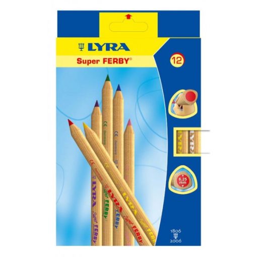 LYRA Super Ferby, 12 színű ceruzakészlet wawa