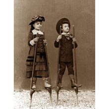 Gólyaláb bükkfából: 120 cm, állítható