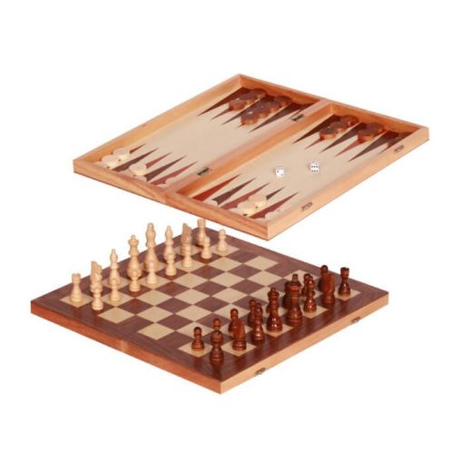 Sakk és Backgammon készlet 28*28 cm