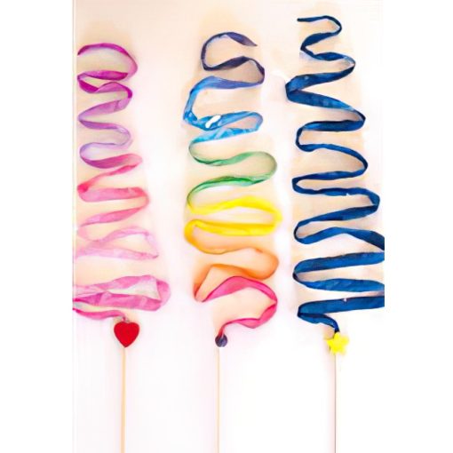 Sarah's Silks Streamers Maxi - "szivárvány" szalag golyós, rudakkal