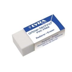 Lyra orlow-techno PVC free radír papírtokban