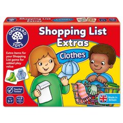   Bevásárlólista: Ruhaneműk kiegészítő (Shopping List Extras - Clothes), ORCHARD TOYS OR091