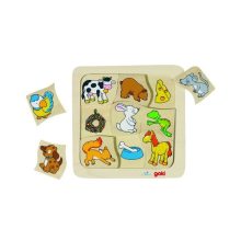 Ki mit eszik? Fa puzzle (GOKI) GK56880