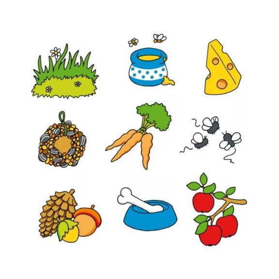 Ki mit eszik? Fa puzzle (GOKI) GK56880
