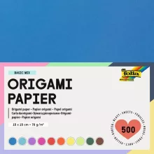 Origami papír kerek, átm.15 cm, 500 lap /csomag