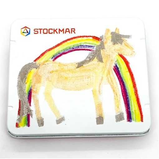 Stockmar 100 szivárvány válogatás 6+2 színű méhviasz ceruza, kréta