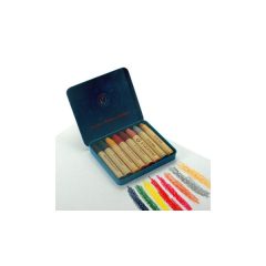   Méhviaszceruza: 8 színű, különleges színek, fém dobozban (Stockmar) wawa