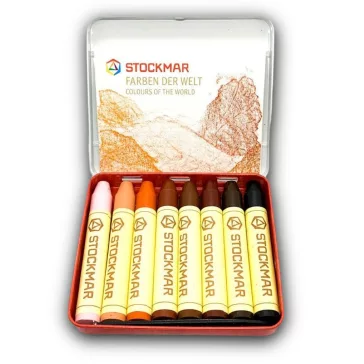   Stockmar 100. A Világ Színei válogatás 8 színű méhviaszceruza  wawa