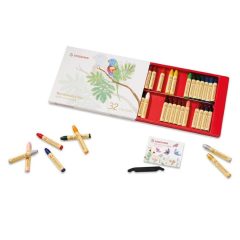   Stockmar méhviaszceruza: 32 színű készlet papír dobozban