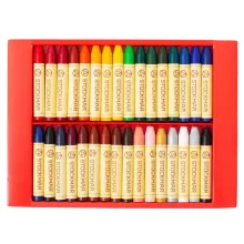 Stockmar méhviaszceruza: 32 színű készlet papír dobozban