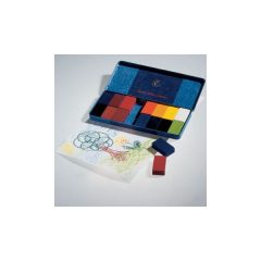   Stockmar méhviaszkréta (tégla): 16 színű, fémdobozban wawa