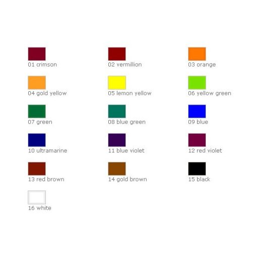 Stockmar méhviaszkréta (tégla): 16 színű, fémdobozban wawa