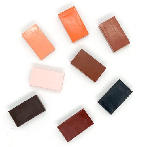 Stockmar 100. méhviaszkréta (tégla): A Világ Színei válogatás, 8 színű, fémdobozban wawa