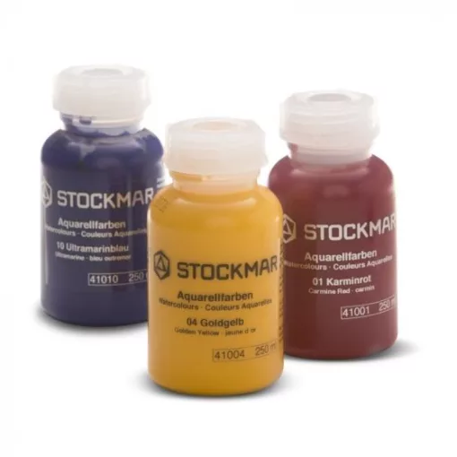 Aquarell 250 ml, 05 citromsárga festék (Stockmar) wawa