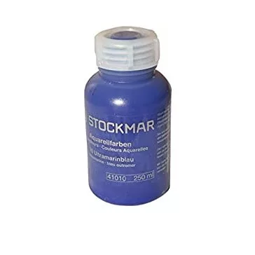 Aquarell 250 ml, 10 ultramarinkék festék (Stockmar) wawa