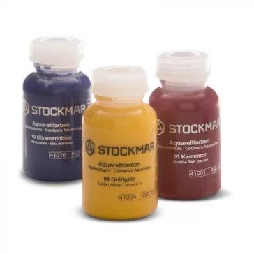 Aquarell 250 ml, 51 színkör: piros (Stockmar) wawa