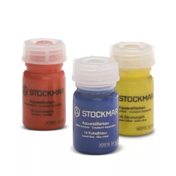  Aquarell 50 ml, 01 kárminpiros festék (Stockmar) wawa