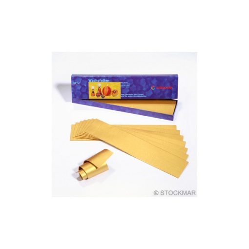 Stockmar méhviaszfólia: arany, 12 lap