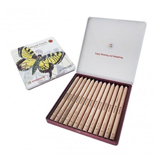 Stockmar színes ceruza készlet: 12+1, hatszögletű