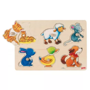Fogós fa puzzle: állatos (GOKI) GK57929