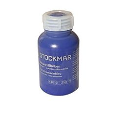Aquarell 250 ml, 10 ultramarinkék festék      Stockmar