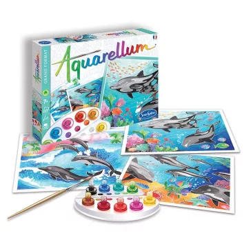 Aquarellum: delfines, nagy (Sentosphere) SA6220