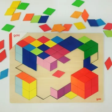 Kockák 3 D puzzle (GOKI) GK57664