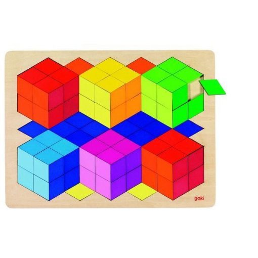 Kockák 3 D puzzle (GOKI) GK57664