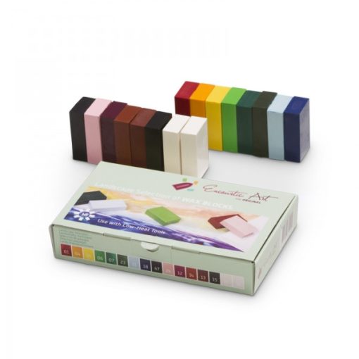 Encaustic viaszkréta készlet, egyéni válogatás, 16 db-os 