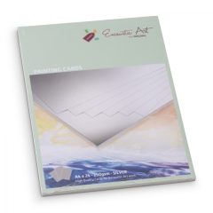 Encaustic kartonpapír, A/4, ezüst, 250 gr, 24 db