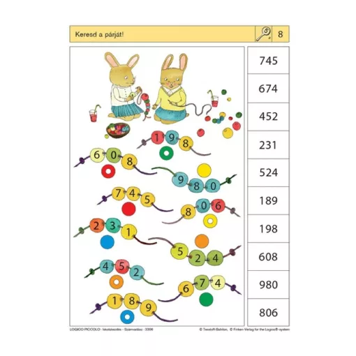 Iskolakezdés: számvadász - LOGICO Piccolo