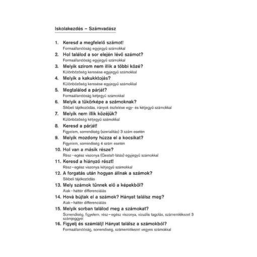 Iskolakezdés: számvadász - LOGICO Piccolo