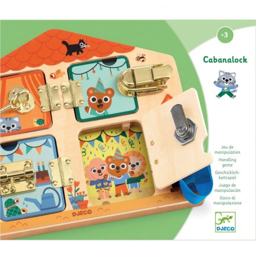 Ügyesítő játék - Bezáró-kinyitó - Cabanalock