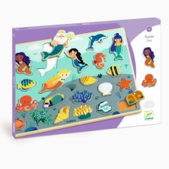   Formaillesztő, formaberakó - Tengeri alakok - Puzzlo Sea - FSC 100%