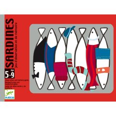 Kártyajáték - Hal halmozó - Sardines Djeco játék