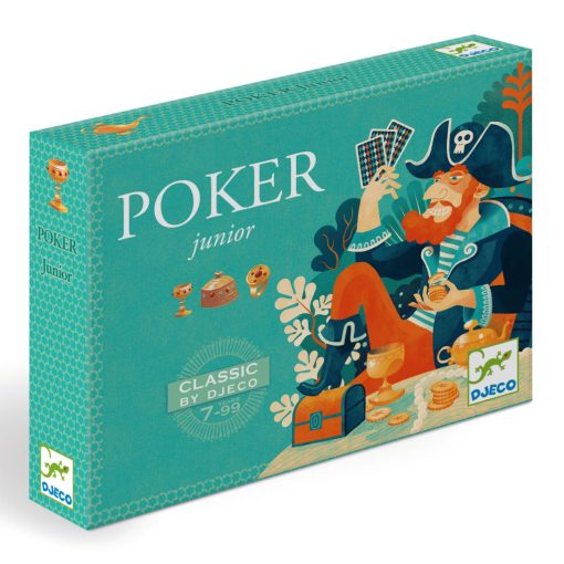 Társasjáték klasszikus - Póker - Poker Junior Djeco játék