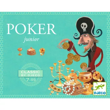   Társasjáték klasszikus: Póker (Poker Junior) Djeco játék