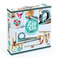   Építőjáték - Sokasodó gördülő, 28 db-os - Zig & Go - Roll