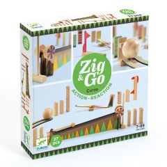   Építőjáték - Sokasodó ívelő, 27 db-os - Zig & Go - Curve