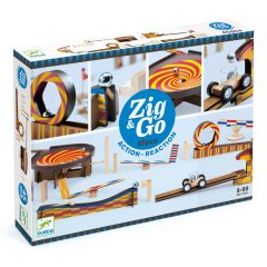   Építőjáték - Sokasodó autózó, 45 db-os - Zig & Go - Wroom