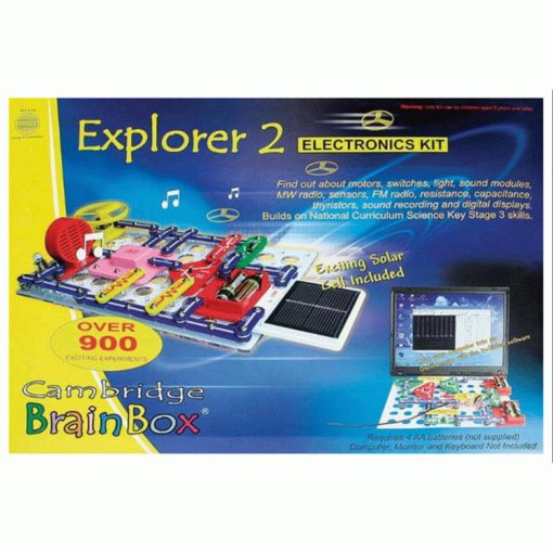 BrainBox elektronikai Felfedező készlet - Explorer 2 Építőjáték  BrainBox