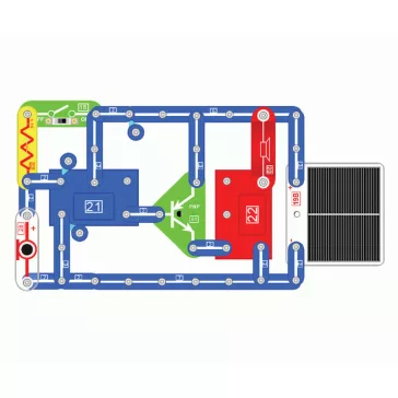   BrainBox elektronikai Felfedező készlet - Explorer 2 Építőjáték  BrainBox