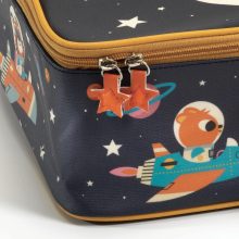 Kis textil bőrönd: Űrutazás (Space suitcase) Djeco