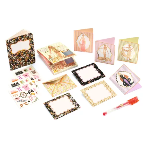 Irodaszeres bőrönd: Tina kisbőröndje (Tinou stationery case) Djeco