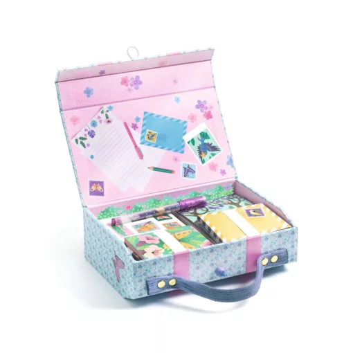 Irodaszeres bőrönd: Marcsi kisbőröndje (Marie stationery case) Djeco
