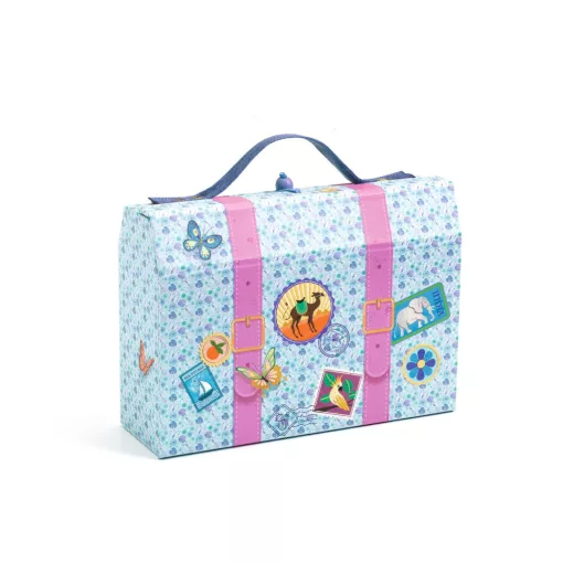 Irodaszeres bőrönd: Marcsi kisbőröndje (Marie stationery case) Djeco