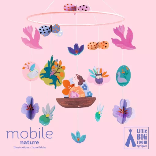 Szélmobil föggődísz: Természet (Nature) Djeco