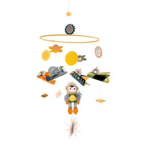 Szélmobil föggődísz: Űrutazás (Spaceships) Djeco