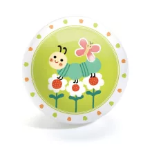 Gumilabda: Kiskertben ∅ 12 cm (Lovely bugs Ball) Djeco