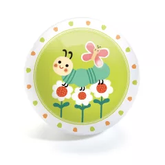 Gumilabda: Kiskertben ∅ 12 cm (Lovely bugs Ball) Djeco